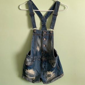 Blue Denim Overalls